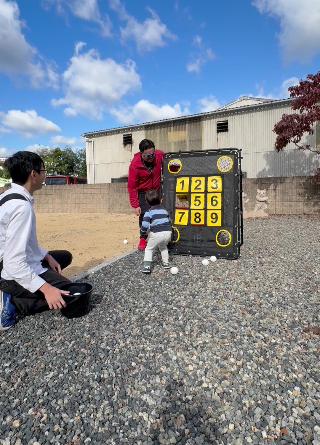 スタンプラリーの様子